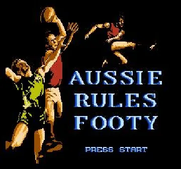 Aussie Rules Footy (Australia) screen shot title